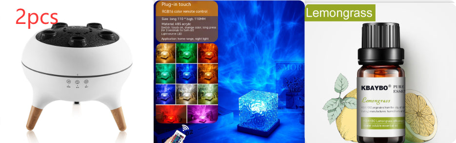 Household Intelligent Jellyfish Ultrasonic Air Humidifier Ultrasonic Porous Atomization Timing Remote Control Humidifier Aroma Diffuser