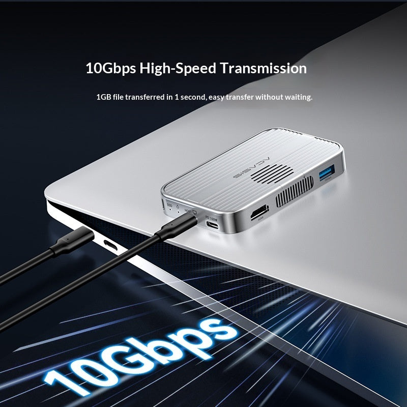 Magnetic SSD Enclosure Dock For Phones And Portable Hard Drives