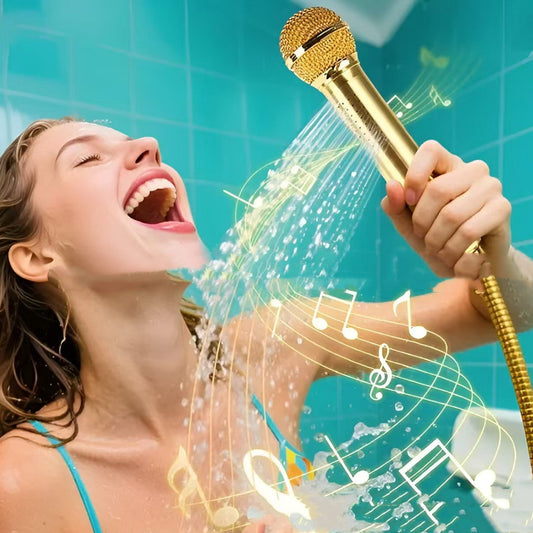 Microphone-Shaped Creative Showerhead
