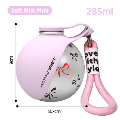 Creative Portable Outdoor Pet Stainless Steel Water Cup