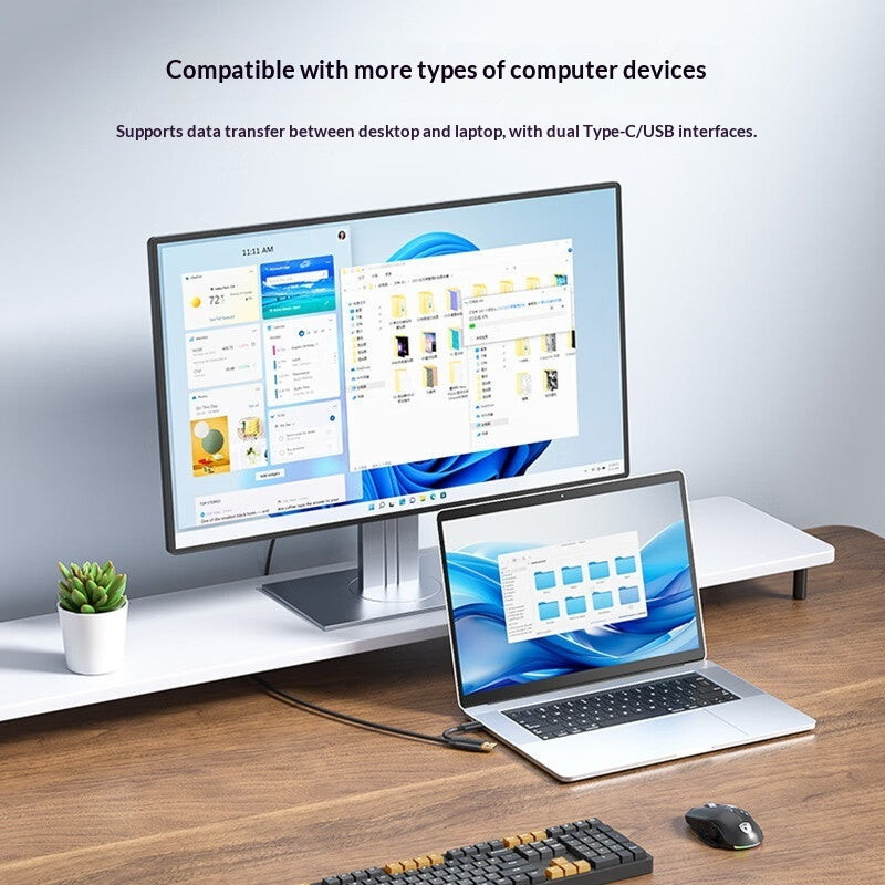 USB 30 Peer-to-peer Cable For Copying And Sharing Data Files Between Computers