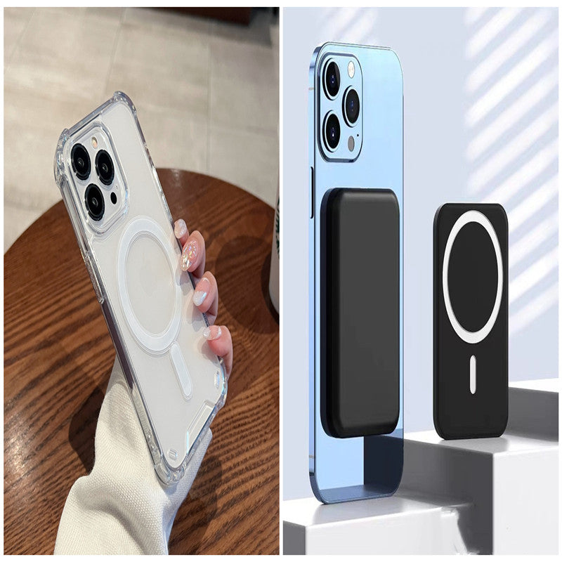 Four-corner Drop-resistant Airbag Magnetic Suction Phone Case