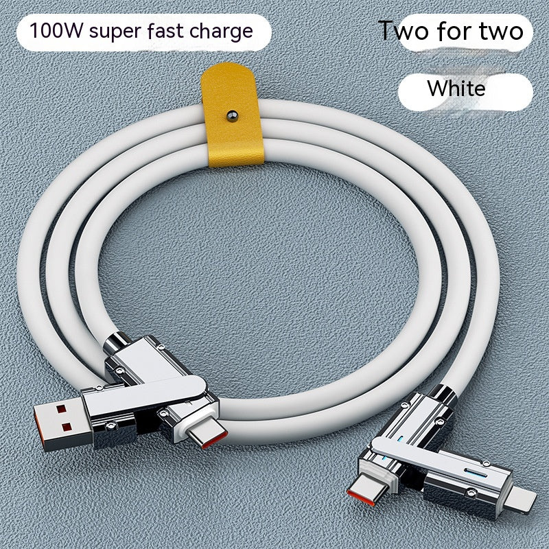 Fast Charging Data Cable 180 Degrees Rotary Today ! Free shipping with minimum of 2 purchase. Best selling item on TikTok 2023