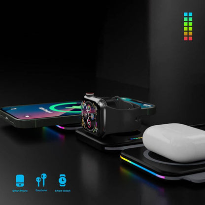 3 In 1 Multifunctional Wireless Charger 15W Stand - ThinkSmartTech