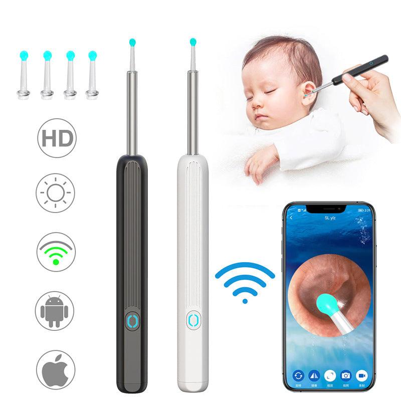 Ear Cleaner Otoscope Ear Wax Removal Tool With Camera LED Light - ThinkSmartTech