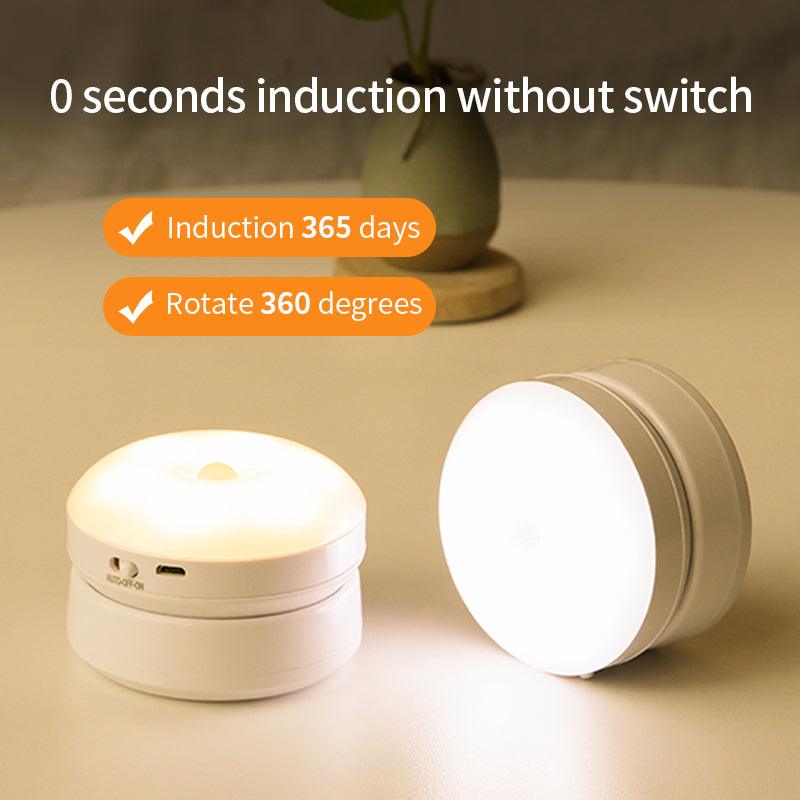 Rotating Human Body Sensor Light Corridor Garage Light Wardrobe Light Motion Sensor Night Light - ThinkSmartTech