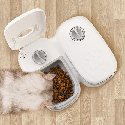 Automatic Pet Feeder Smart Food Dispenser For Cats Dogs Timer Stainless Steel Bowl Auto Dog Cat Pet Feeding Pets Supplies - ThinkSmartTech