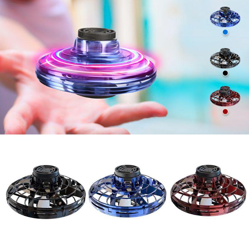 Flynova Mini Drone LED UFO Type Flying Helicopter Spinner Fingertip Upgrade Flight Gyro Drone Toy Kids Gift - ThinkSmartTech