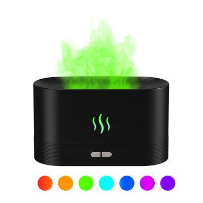 2022 Best Selling USB Ultrasonic Flame Humidifier Led RGB Colorful Essential Oil Fire Flame Aroma Diffuser - ThinkSmartTech