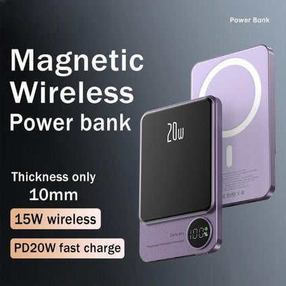 10000mAh Macsafe Powerbank Magnetic Wireless Power Bank - ThinkSmartTech