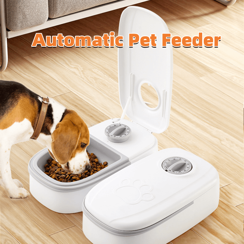 Automatic Pet Feeder Smart Food Dispenser For Cats Dogs Timer Stainless Steel Bowl Auto Dog Cat Pet Feeding Pets Supplies - ThinkSmartTech