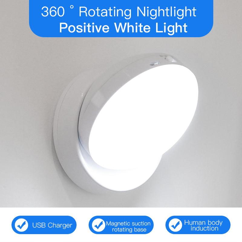 Rotating Human Body Sensor Light Corridor Garage Light Wardrobe Light Motion Sensor Night Light - ThinkSmartTech