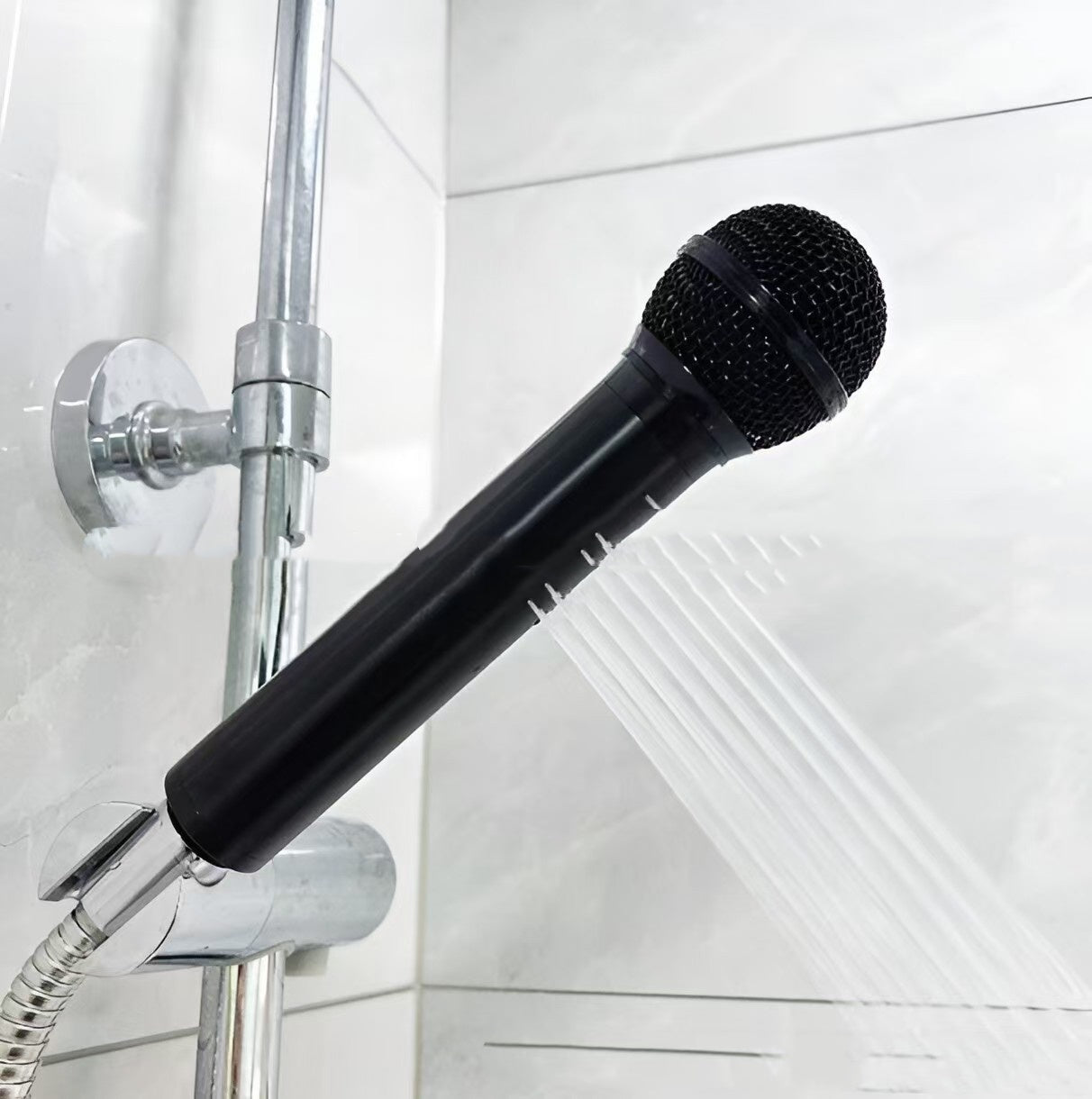 Microphone-Shaped Creative Showerhead