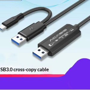 USB 30 Peer-to-peer Cable For Copying And Sharing Data Files Between Computers