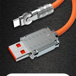 Fast Charging Data Cable 180 Degrees Rotary Today ! Free shipping with minimum of 2 purchase. Best selling item on TikTok 2023