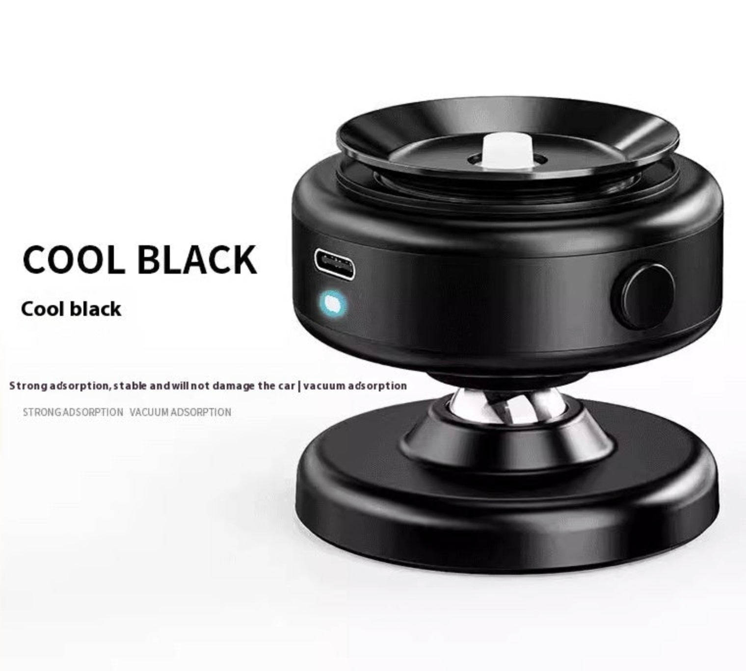 Intelligent Mobile Phone Holder Double-Sided Car Mount Magnetic Universal Adsorption Bracket Vacuum Adsorption Stable For Phone